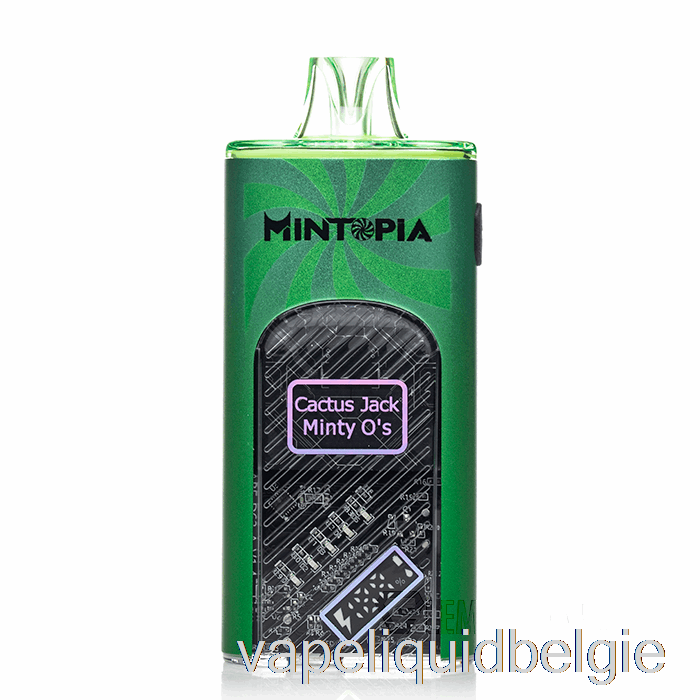 Vape België Mintopia Turbo 9000 Wegwerp Cactus Jack Minty O's